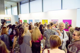 Performance of Sergei Sviatchenko – the brightest event of the first day of Kyiv Art Fair
